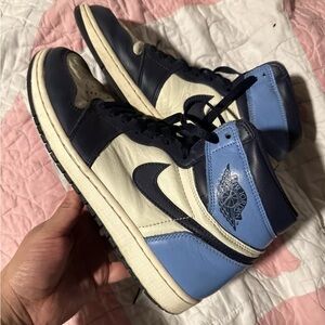 Nike Air Jordan 1 Retro High OG Blue and White